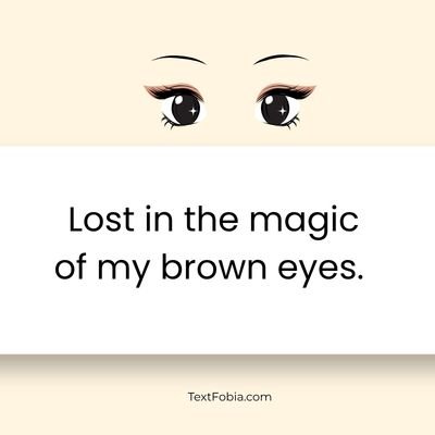 Brown Eye Captions for Instagram (2026) | 120+ Cute, Romantic & Aesthetic Brown Eyes Captions 1 Brown Eye Captions for Instagram