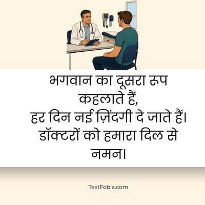 Doctor Day Shayari in Hindi