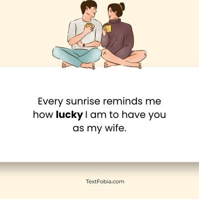Good Morning Love Messages for Wife