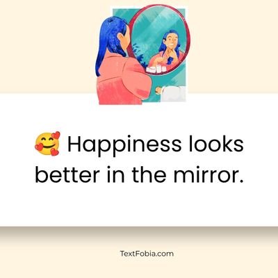 Mirror Selfie Captions for Instagram