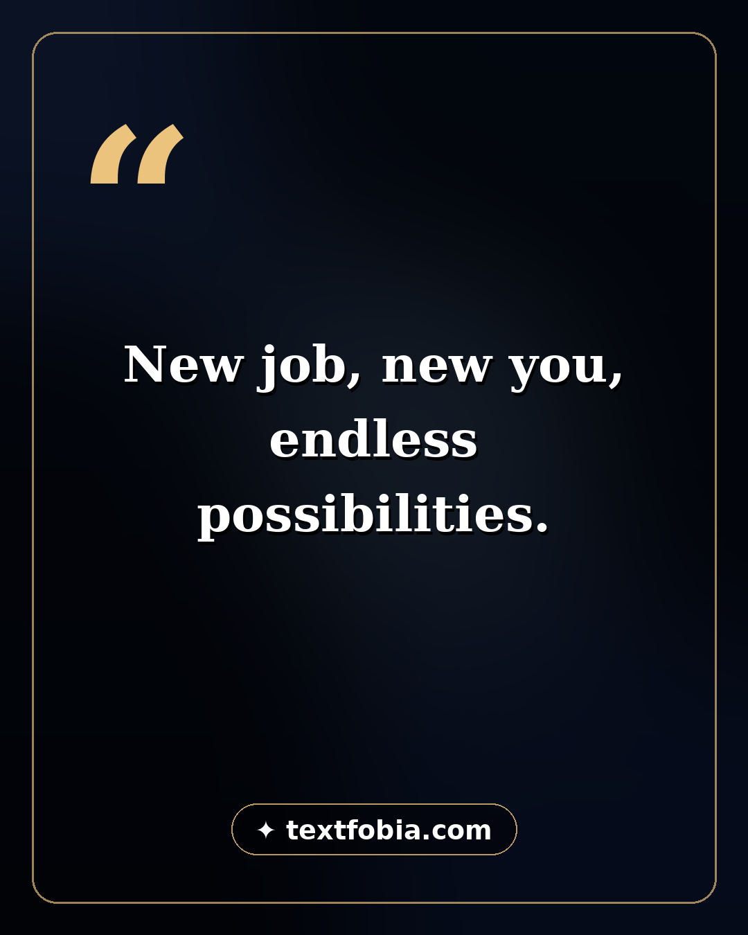 120+ Congratulations Wishes for New Job (2026) 3 Best wishes for new job quote card with encouraging career message